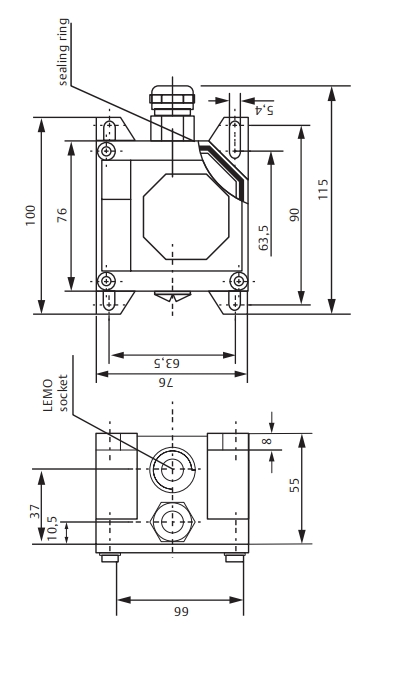 CON011 EPRO Hardened Panel Mount Eddy Current Signal Converter 0