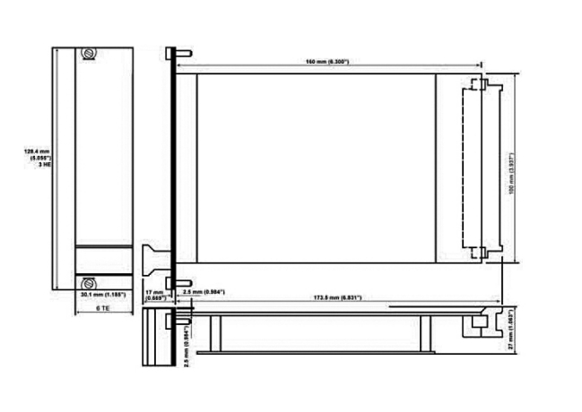 A6410 Emerson Valve and Case Expansion Monitor for AMS 6500 Machinery Health Monitor 0