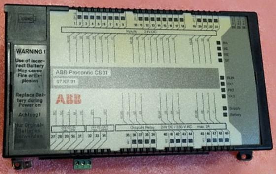 ABB 07KR91 GJR5250000R0303 Basis Unit 07 KR 91, 230 VAC Processor Module