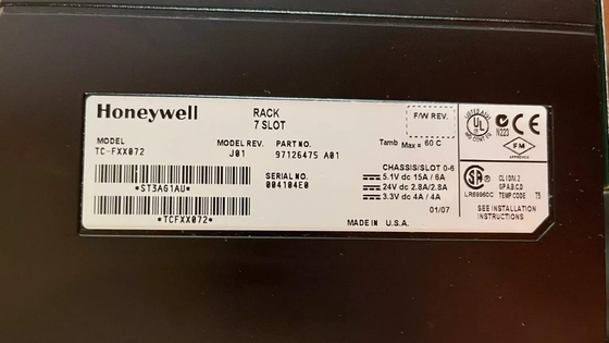 TC-FXX072 Honeywell 7 Slot Card Rack Chassis For DCS Module PLC Module