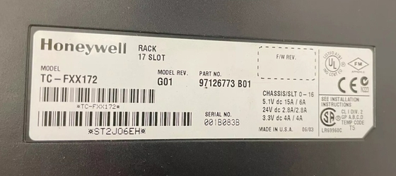TC-FXX172 Honeywell Experion 17 Slot Rack Chassis For DCS Parts Brand New