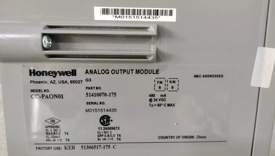 CC-PAON01 Honeywell Analog Output Module For C300 Controller PLC Module