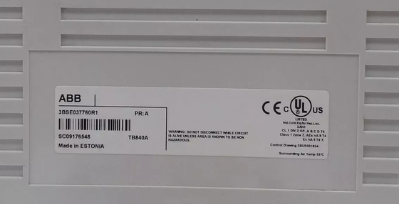 ABB TB840A 3BSE037760R1 Modulebus Optical Cluster Modem For 1+1 Redundant Operation