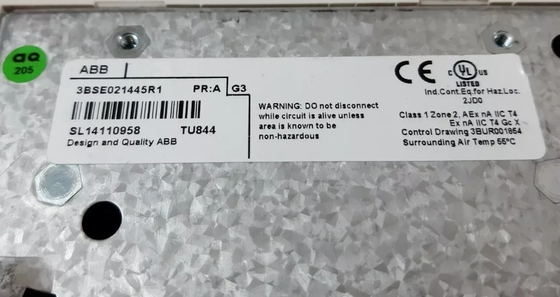 ABB TU844 3BSE021445R1 Redundant Module Termination Unit DCS Parts PLC Module