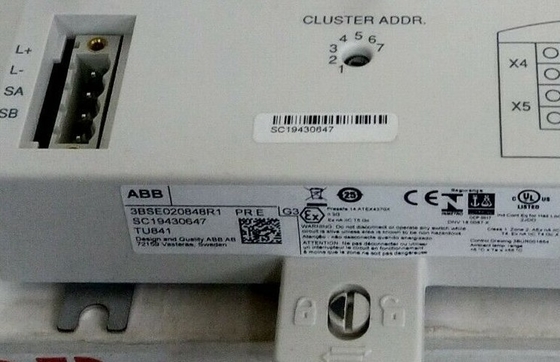 ABB TU841 3BSE020848R1 Termination Unit Support for Non-redundant I/O
