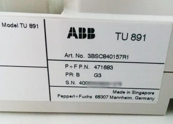 ABB TU891 3BSC840157R1 Mounting Termination Unit PLC Module In Stock