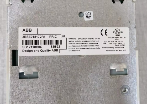 ABB SB822 3BSE018172R1 Rechargeable Battery Unit S800 I/O Module