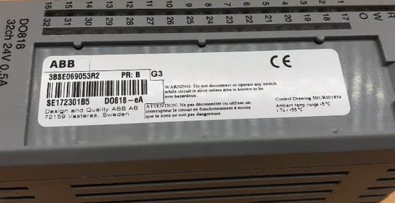 ABB DO818 3BSE069053R1 32 Channel Digital Output 24V Control Module In Stock