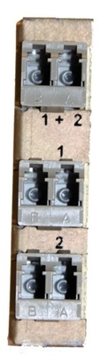 Foxboro P0926AH FIBER SPLITTER COMBINER Passive Fiber Optic Distribution Unit Each Directed To The 2 Concentrators