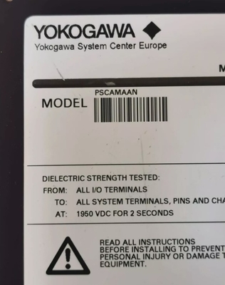 PSCAMAAN YOKOGAWA Critical Analog Module Supplier I/O Signal PLC Module Automation Systems