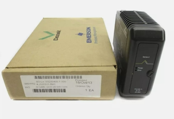 KJ3203X1-BA1 Emerson DI 32-Channel 24 VDC Dry Contact Card