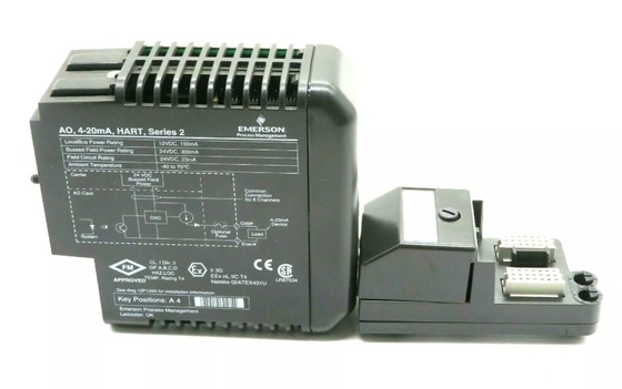 KJ3221X1-BA1 Emerson AO 8-Channel 4-20 mA HART Series 2 Redundant Card