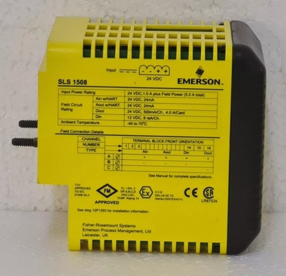 SLS1508 KJ2201X1-BA1 Emerson Logic Solver  SLS 1508