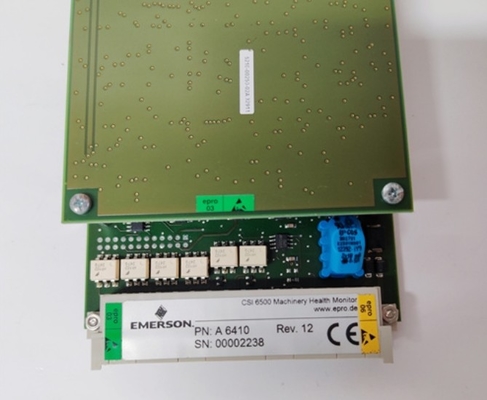 A6410 Emerson Valve and Case Expansion Monitor for AMS 6500 Machinery Health Monitor