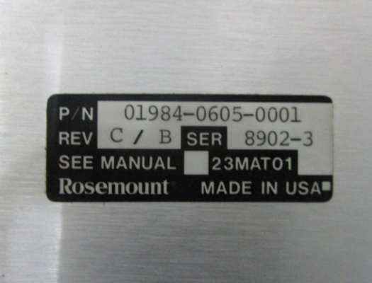 01984-0605-0001 Emerson MUX HIGH VOLTAGE POWER SUPPLY MODULE
