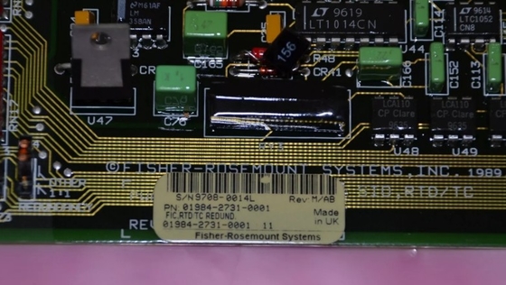 01984-2731-0001 Emerson FIC RTD/TC CIRCUIT BOARD