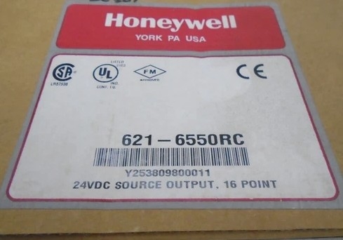 Honeywell 621-6550RC PLC Module 24Vdc 16 point Source Output Board