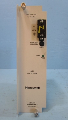 Honeywell 621-9933C I/O Processor Rack Power Supply 115/230Vac 15amp
