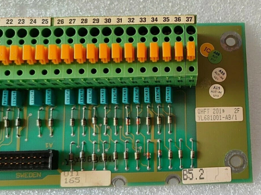 QHFT 201 YL681001-AB ABB TACHO TERMINAL BOARD