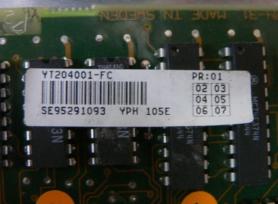 YPH105E YT204001-FC ABB DIGITAL SPEED INPUT BOARD