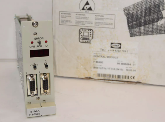 F8650E HIMA Central Module