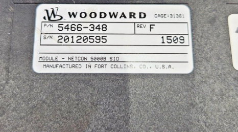 5466-348 WOODWARD NETCON 5000B SIO MODULE