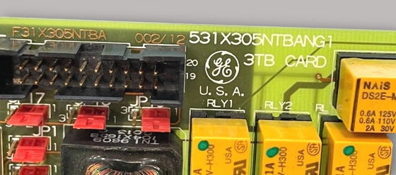 GE 531X305NTBANG1 TERMINAL BOARD 3TB CARD  5 VDC And 15 VDC Supplies