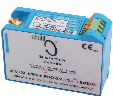 Bently Nevada 330180-50-00 3300 XL Proximitor Sensor for Eddy Current Sensor System with DIN Rail Installation