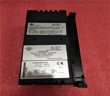 IC660BBA023 GE Fanuc Thermocouple Input Block Power Supply Voltage 18 - 56VDC General Electric