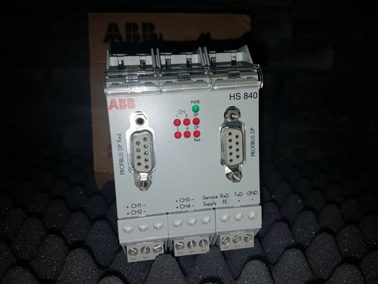 HS840 ABB PROFIBUS Linking Device 4 Channel Head Station With Redundancy PLC Spare Parts 3BDH000307R0101