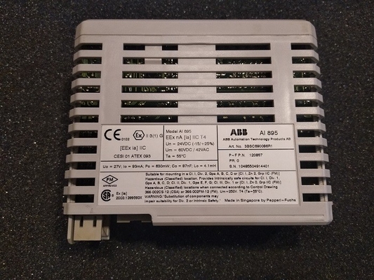 AI895 3BSC690086R1 ABB PLC Analog Input IS HART 8 ch S800 I/O