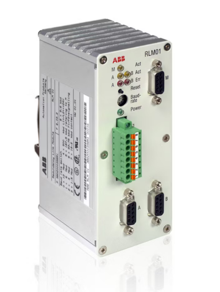 ABB RLM01 PROFIBUS Redundancy Link Module with Redundant PROFIBUS DP Signal Repeater and Automatic Line Switching
