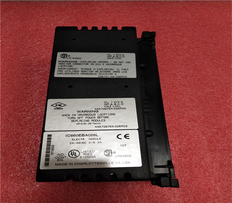 IC660BBA026 GE Fanuc GE Genius Current Source Analog Input Block 24 48VDC General Electric