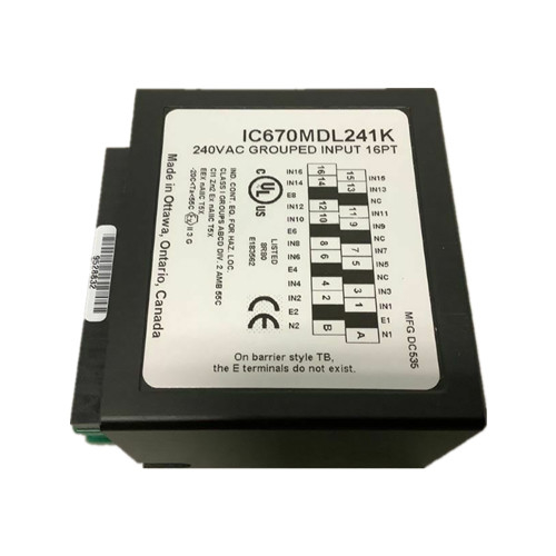 IC670MDL640 GE Fanuc GE Field I/O 24VDC Pos/Neg Discrete Input Module General Electric