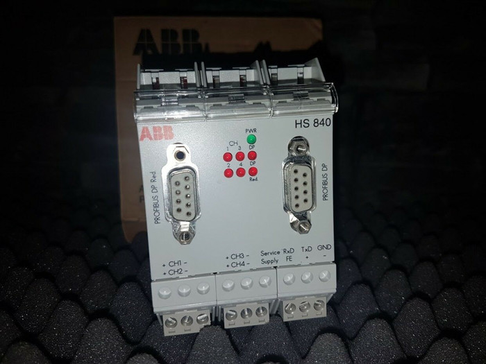 HS840 ABB PROFIBUS Linking Device 4 Channel Head Station With Redundancy PLC Spare Parts 3BDH000307R0101