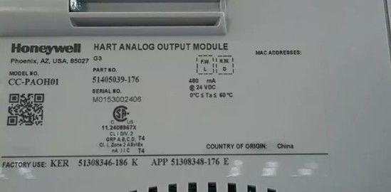 CC-PAOH01 Honeywell Hart Analog Output Module DCS Parts PLC Module