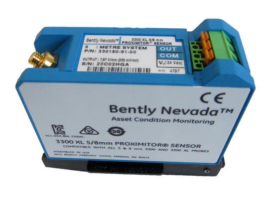 Bently Nevada 330180-91-00 3300 XL Proximitor Sensor for Non-Contact Measurement in Eddy Current Sensor System